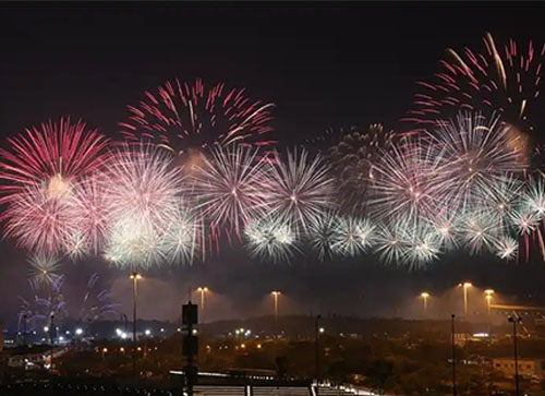 卫辉市焰火晚会